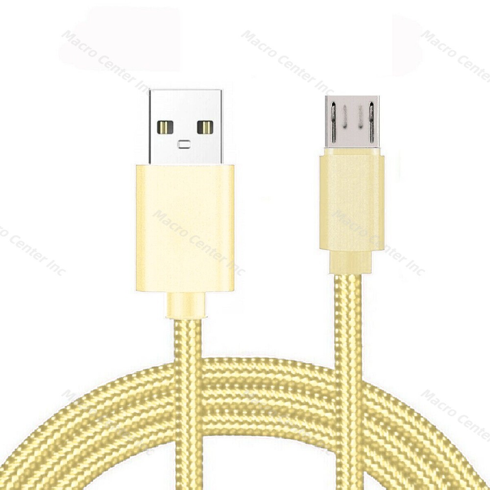 3/6/10Ft Micro USB Fast Charger Data Sync Cable Cord Samsung LG HTC Android