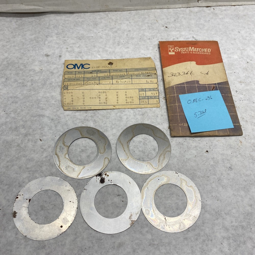 OMC Five  Shim Pinions 323361 OMC-36