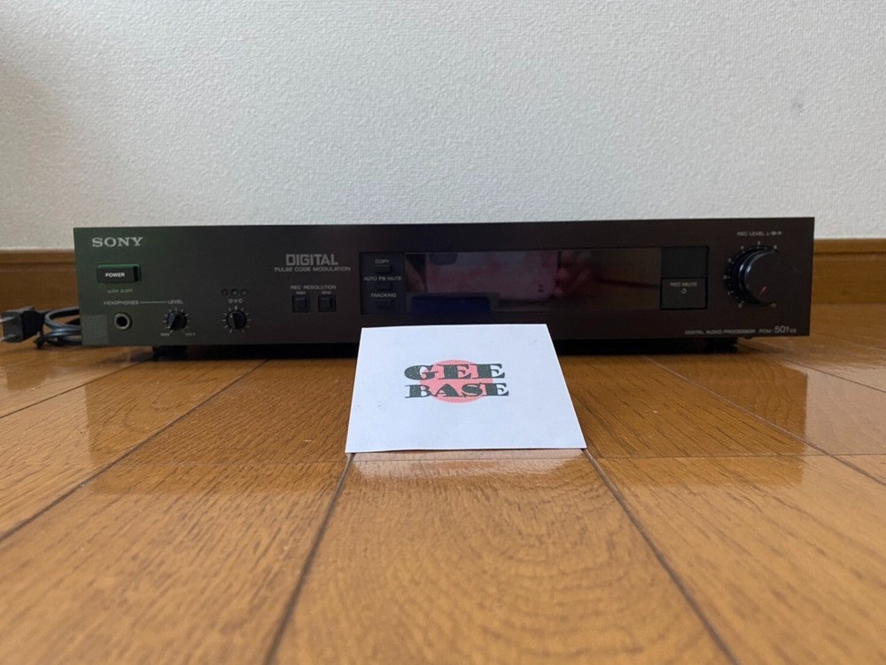 Sony PCM-501ES Pro Pulse Code Modulation Digital Audio Processor Free Shipping