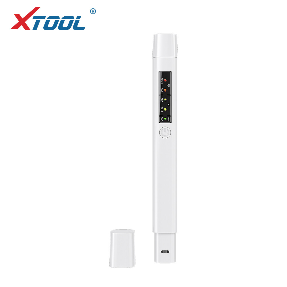 Auto Liquid testing Brake Fluid Tester pen 5 LED Light display for DOT3/DOT4