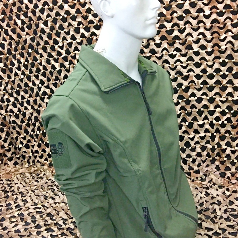 NEW Enola Gaye TechOne Windbreaker Jacket - Olive - Medium