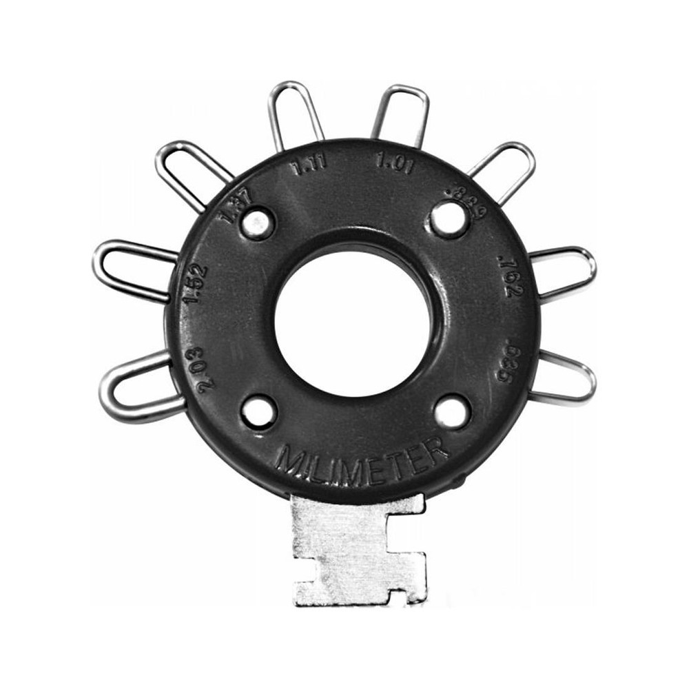 For Pair Spark Plug Gapper Gap Adjustment Tool with Metric & Standard Inches