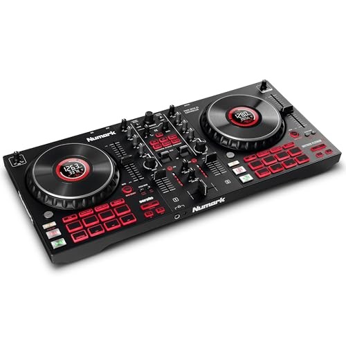 Numark Mixtrack Platinum Serato Control, DJ Mixer, Built-in Audio Interface