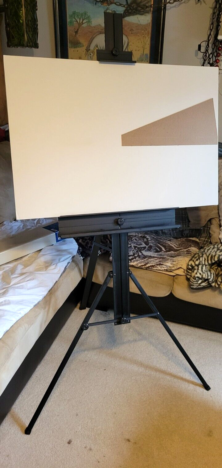 ART ALTERNATIVES TAHOE ALUMINUM STUDIO ART EASEL 🎨 ADJUSTABLE FOLDING BLACK NEW