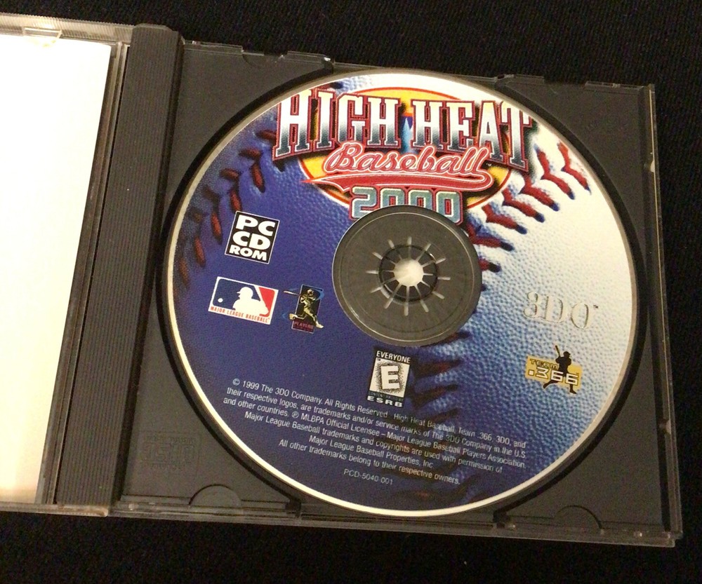 High Heat Baseball 2000 PC CD-ROM With Case