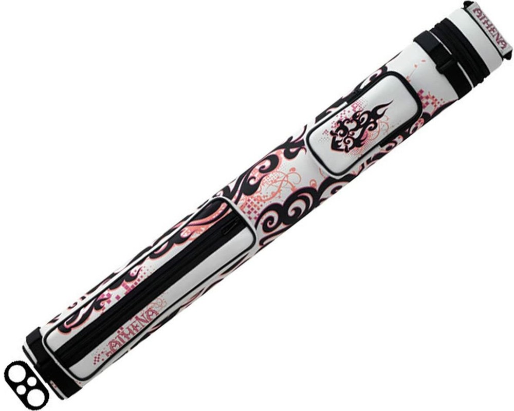 Athena 2x2 White & Pink ATHC03 Pool Cue Case