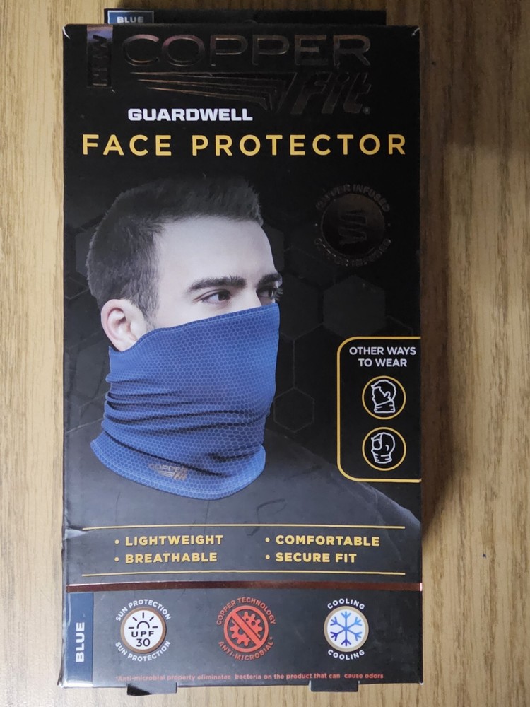 New Copper Fit Guardwell Face protector - Blue