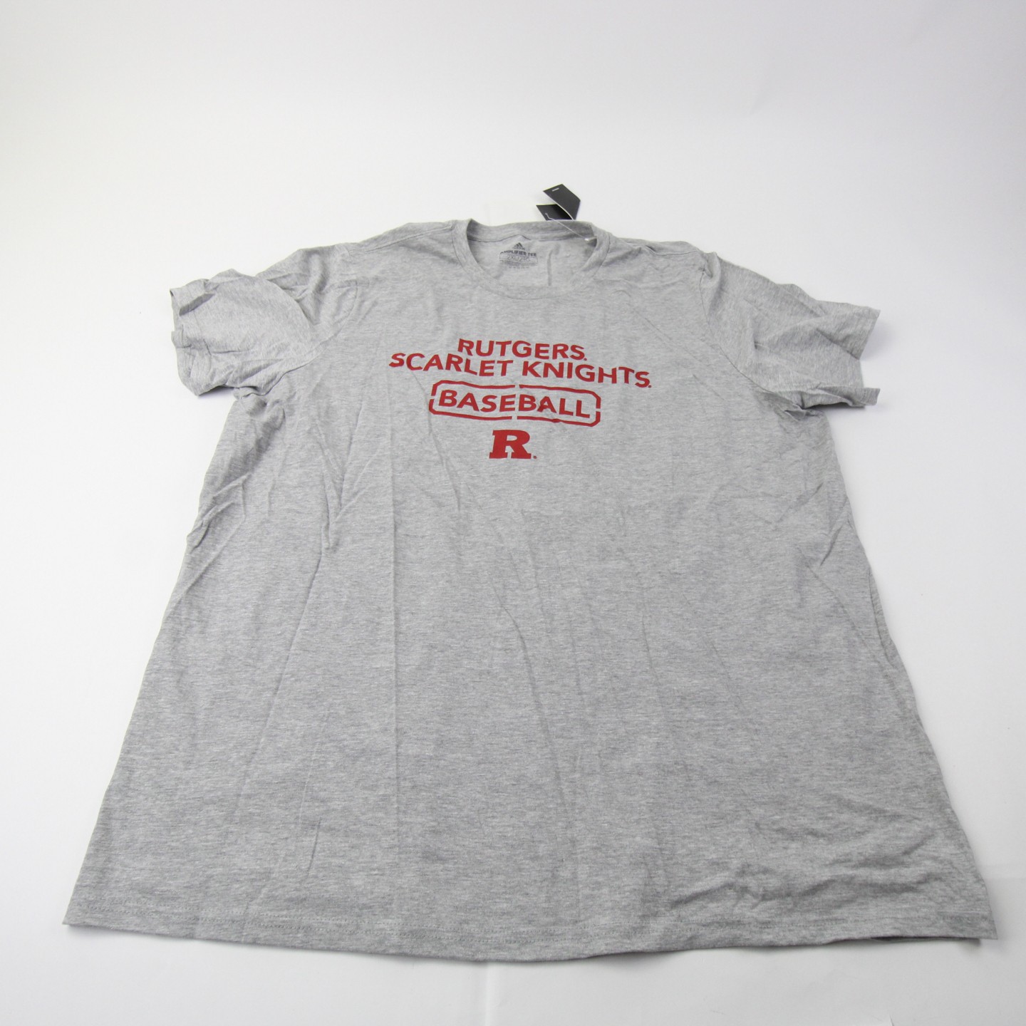 Rutgers Scarlet Knights adidas Short Sleeve Shirt Men's Gray New