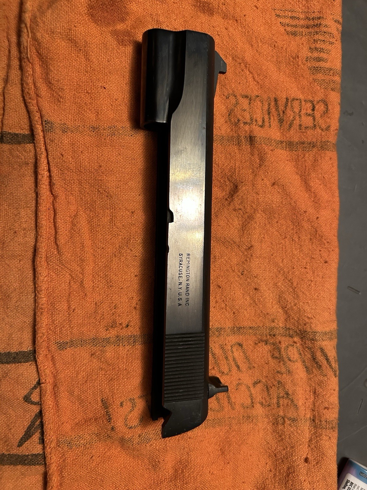 Remington Rand 1911 Dulite Finish General Shaver Division Slide 1943