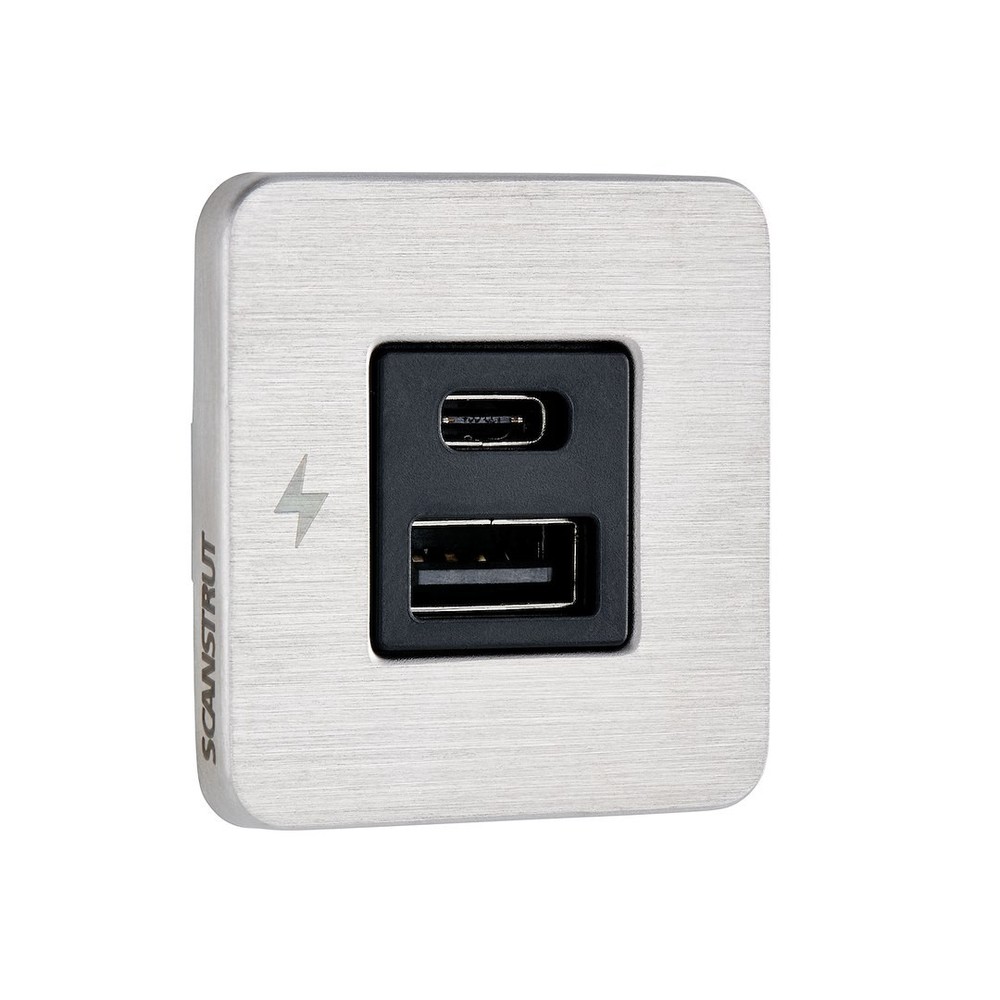 SCANSTRUT TILE - USB-A / USB-C INTERIORS CHAR- SC-TILE-11