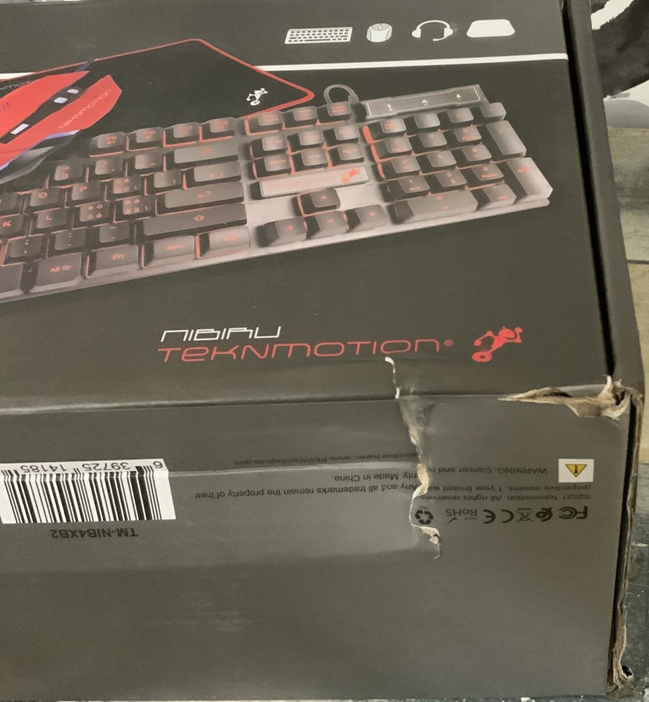 ⚡️Teknmotion 4-in-1 Gaming Bundle PC Gaming Bundle 🆕 Distressed Box ⚠️