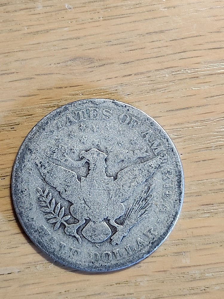 90% SILVER 1910 S BARBER HALF #1