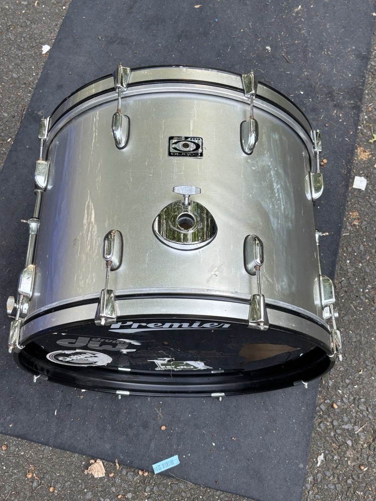 Premier Cabria 22” Bass Drum Silver