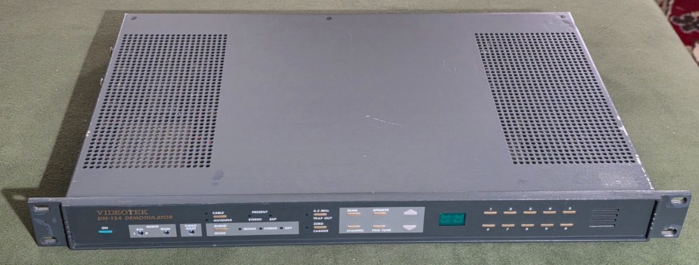 Videotek DM-154 Demodulator | Rack Mounted | Good Working Condition