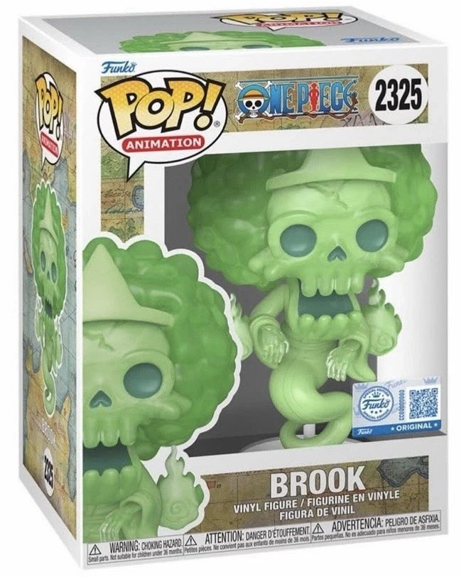 Funko Pop! Brook (Ghost) #2325 One Piece Chalice Exclusive + Protector PRESALE