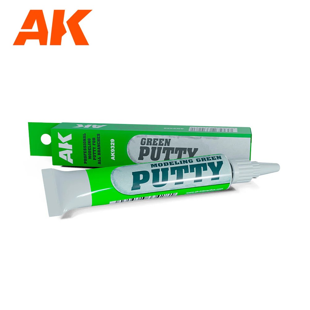 AK Interactive AK9329 Modelling Green Putty - High Quality