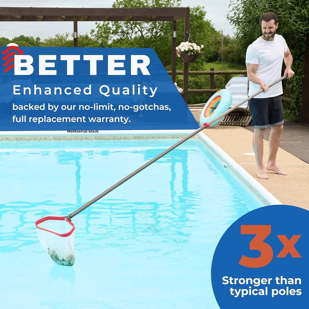 ProTuff 16ft Heavy Duty Telescopic Pool Pole–Unconditional Lifetime Replacement
