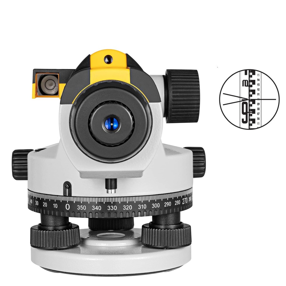 32X Automatic Optical Level Kit with -Leveling Magnetic Dampened Compensator ...