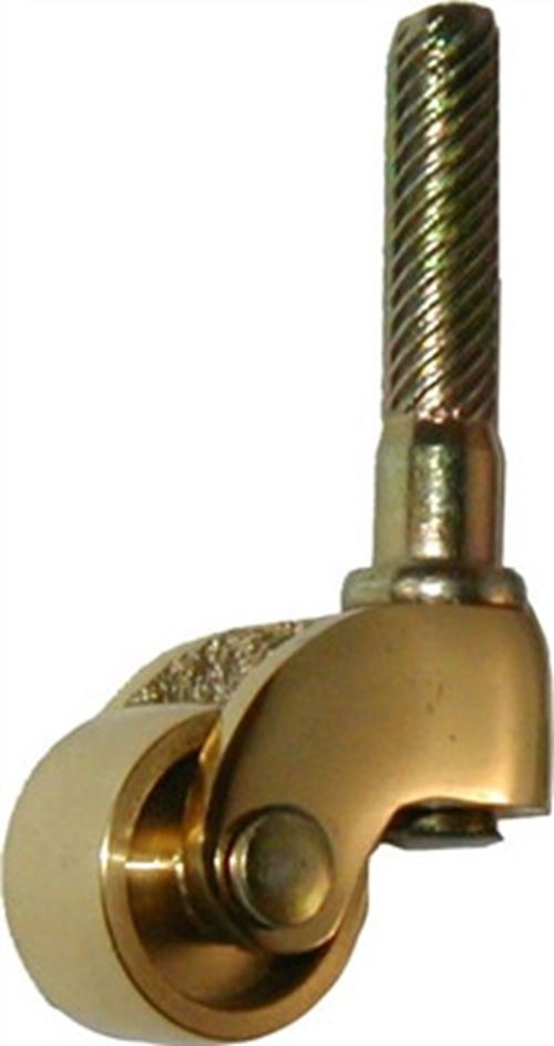 3/4" Small Caster Wheel Cast Brass