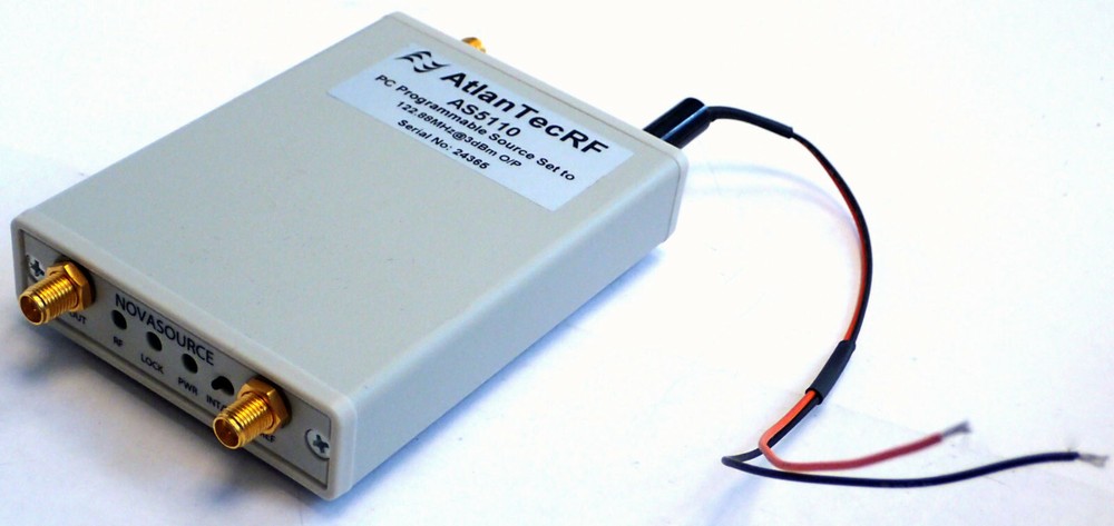 AtlanTecRF AS5110 PC PROGRAMMABLE SOURCE 122.88MHz at 3dBm O/P