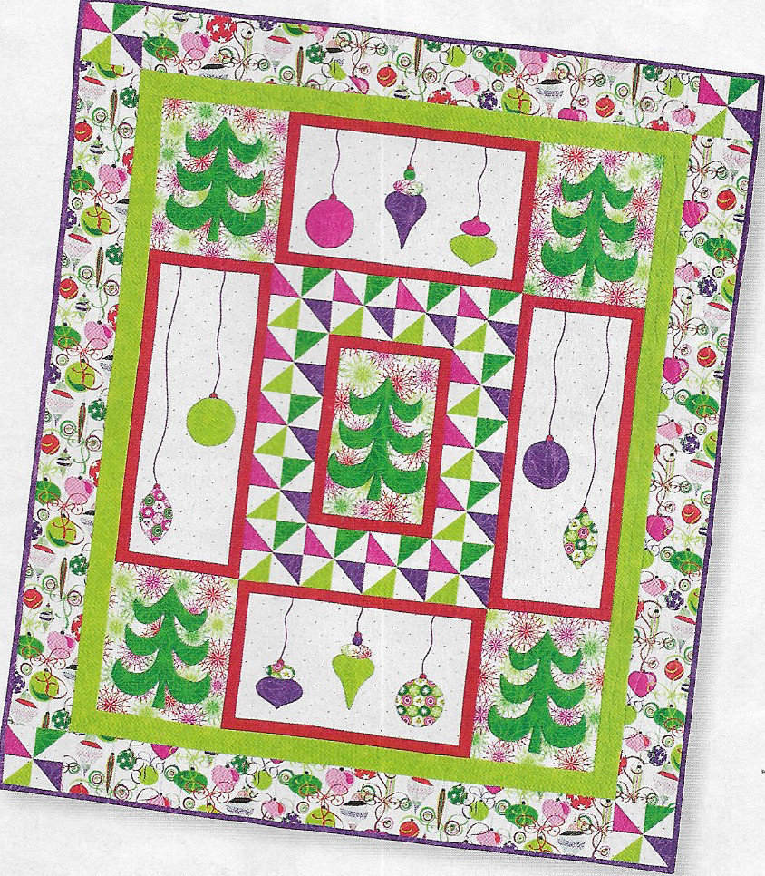 Deck the Holiday Quilt quilting pattern instructions