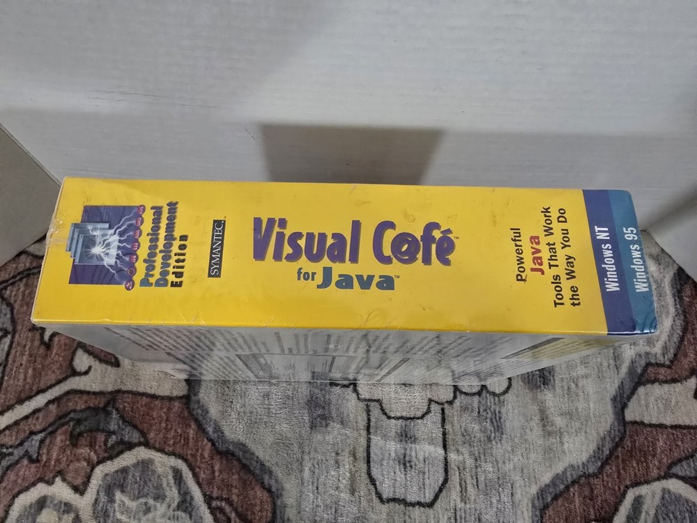 Visual Cafe 2.5 Professional Development + Manual PC CD Java Windows 95 SEALED