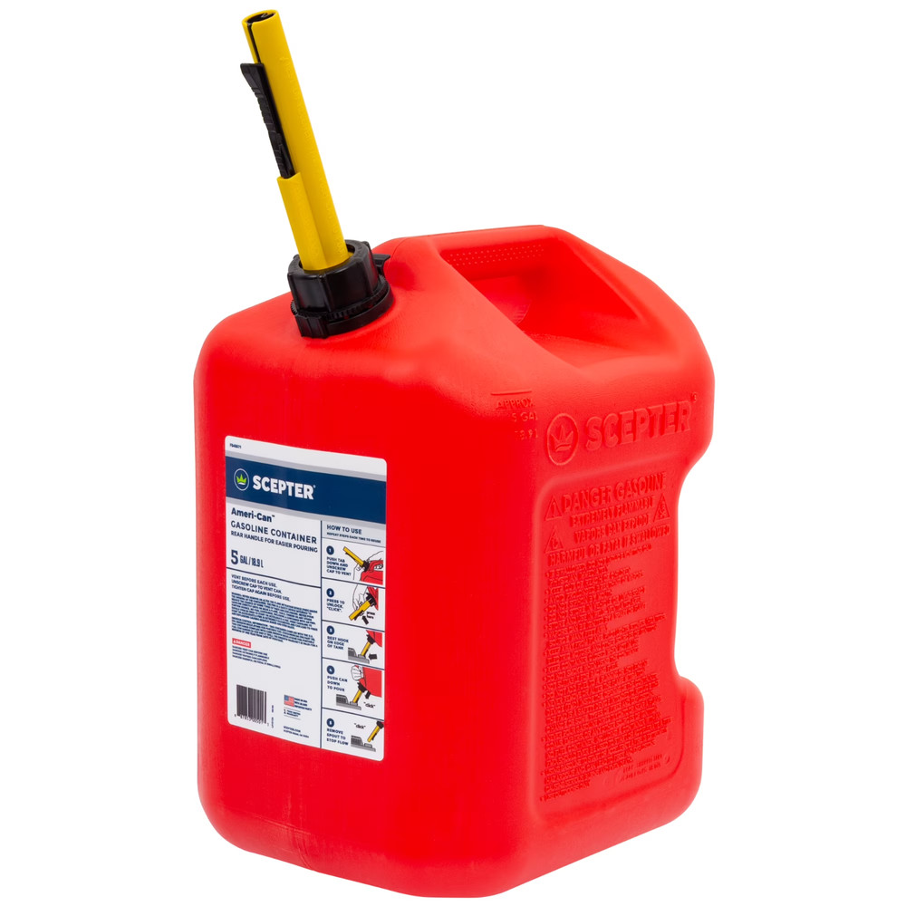Scepter 5 Gallon Smart Control Gas Can w/ Rear Handle