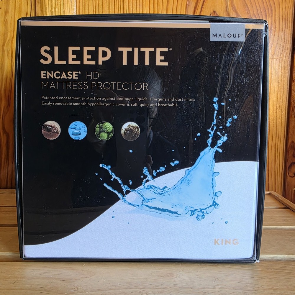 Malouf Sleep Tite KING Smooth Mattress Protector