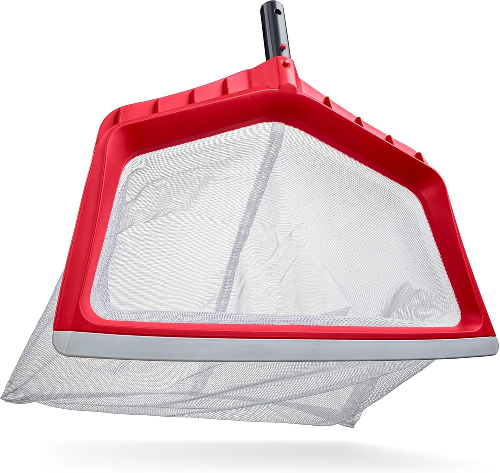 Pool Skimmer Net for Leaves - Leaf Rake for Pool Cleaning // Swimming Pool Leaf