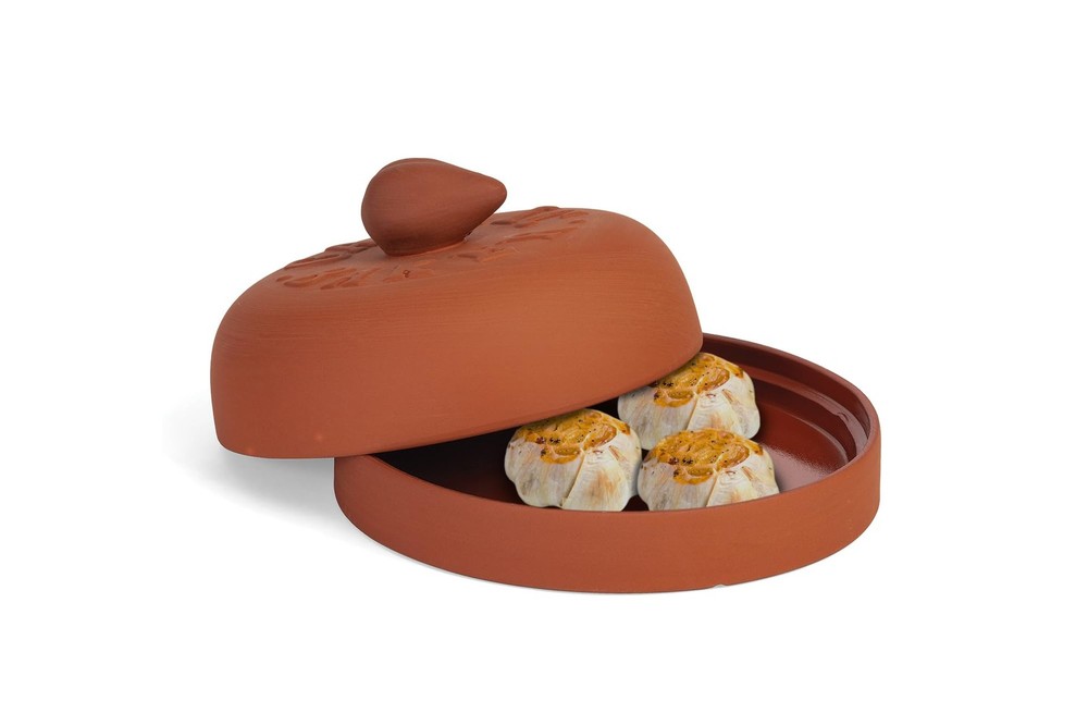 Fox Run Garlic Baker, 7-Inch, Terra Cotta