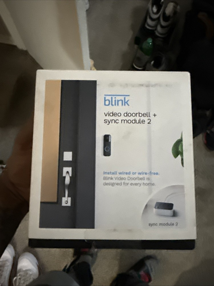 Blink Video Doorbell - Black (System)