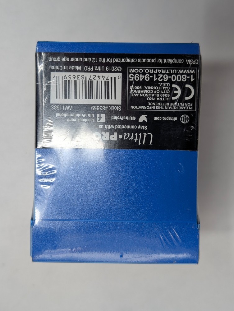 Ultra Pro Eclipse 100+ Deck Box with Locking Lid & Divider - Blue