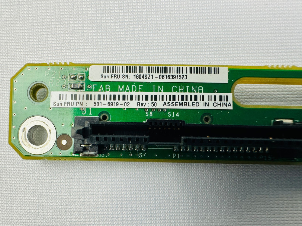Sun Microsystems 501-6919-02 Slot Disk Backplane