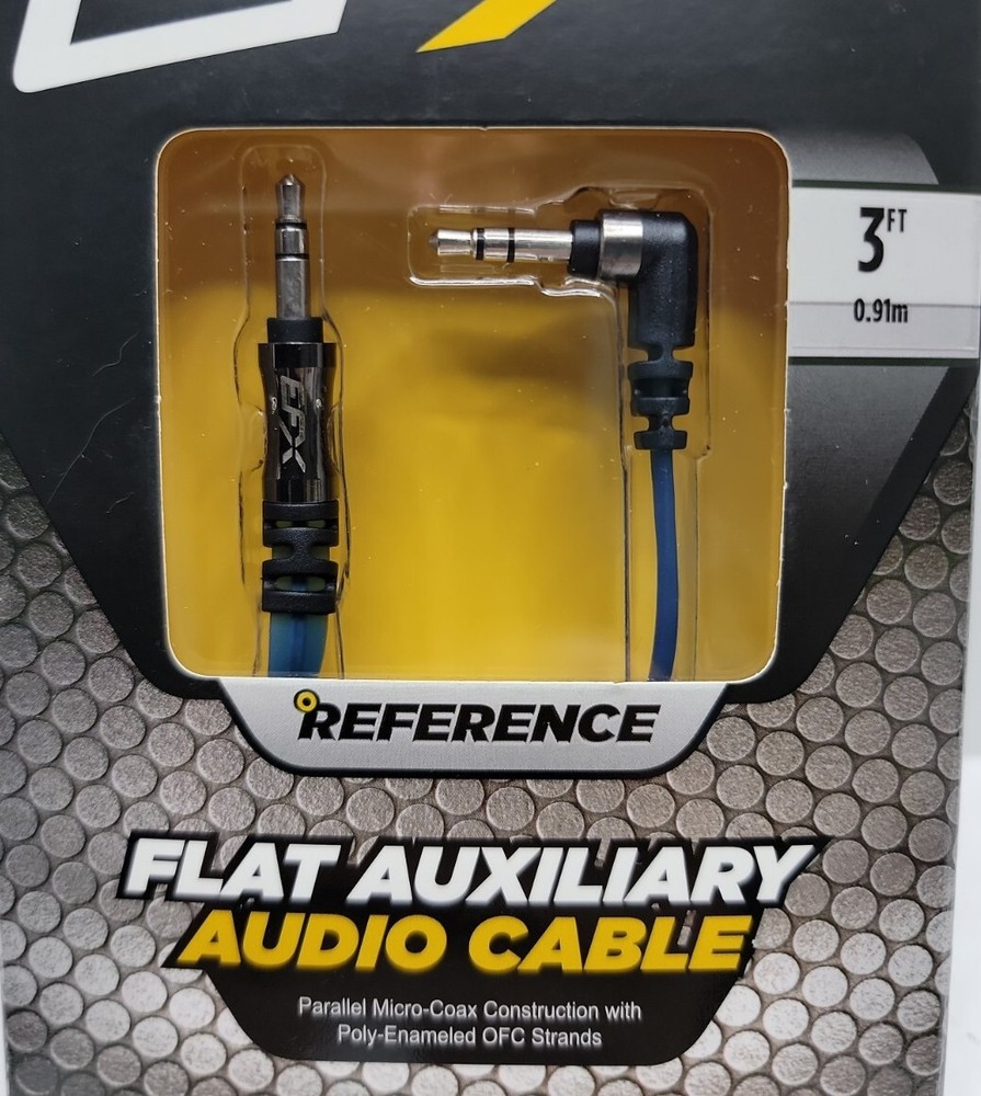 Scosche EFX 3ft Flat Auxiliary Audio Cable.