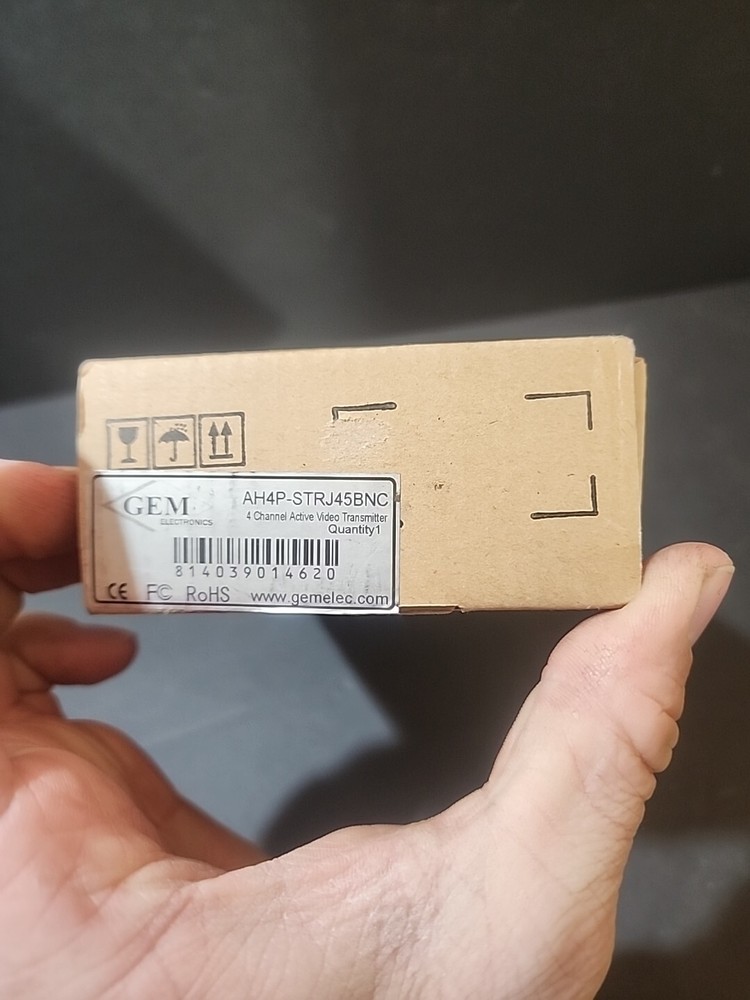 Gem Electronics 4 Channel Active Video Transmitter AH4P-STRJ45BNC