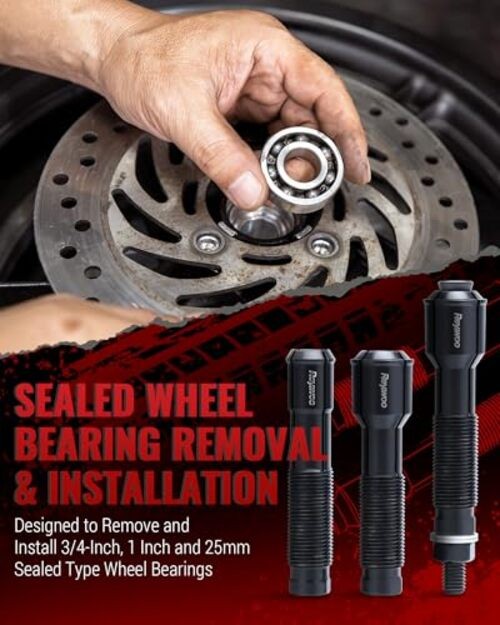Motorcycle Wheel Bearing Puller Tool Kit Compatible with For Harley Davidson