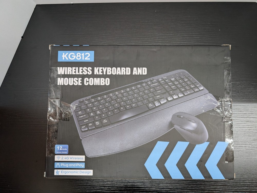 KG812 Wireless Keyboard and Mouse Combo