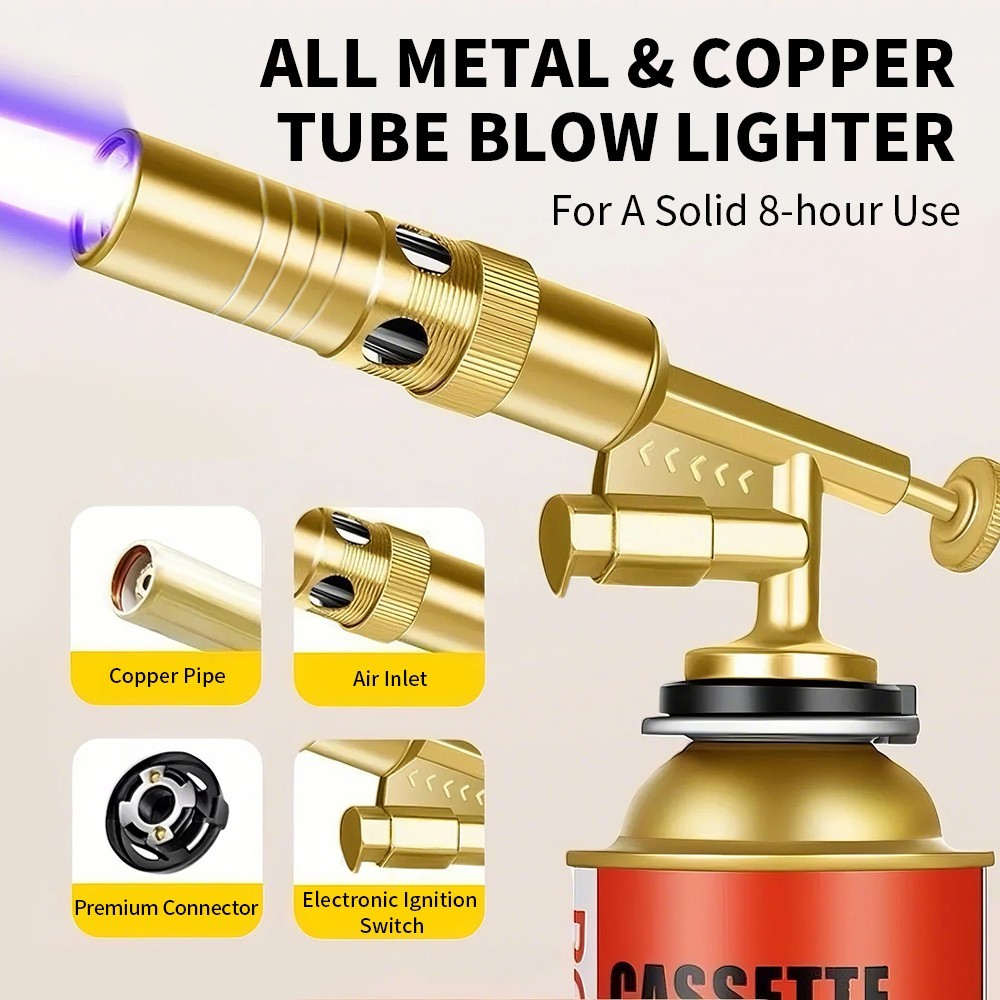 Yaesina Kitchen Butane Torch Culinary Blow Torch Lighter (Butane Not Included)