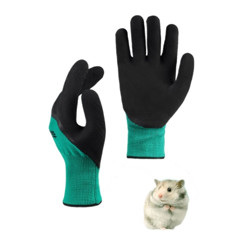 1pair Chewing Protective Gloves Bird Training Durability Steel Wire Bird Gloves