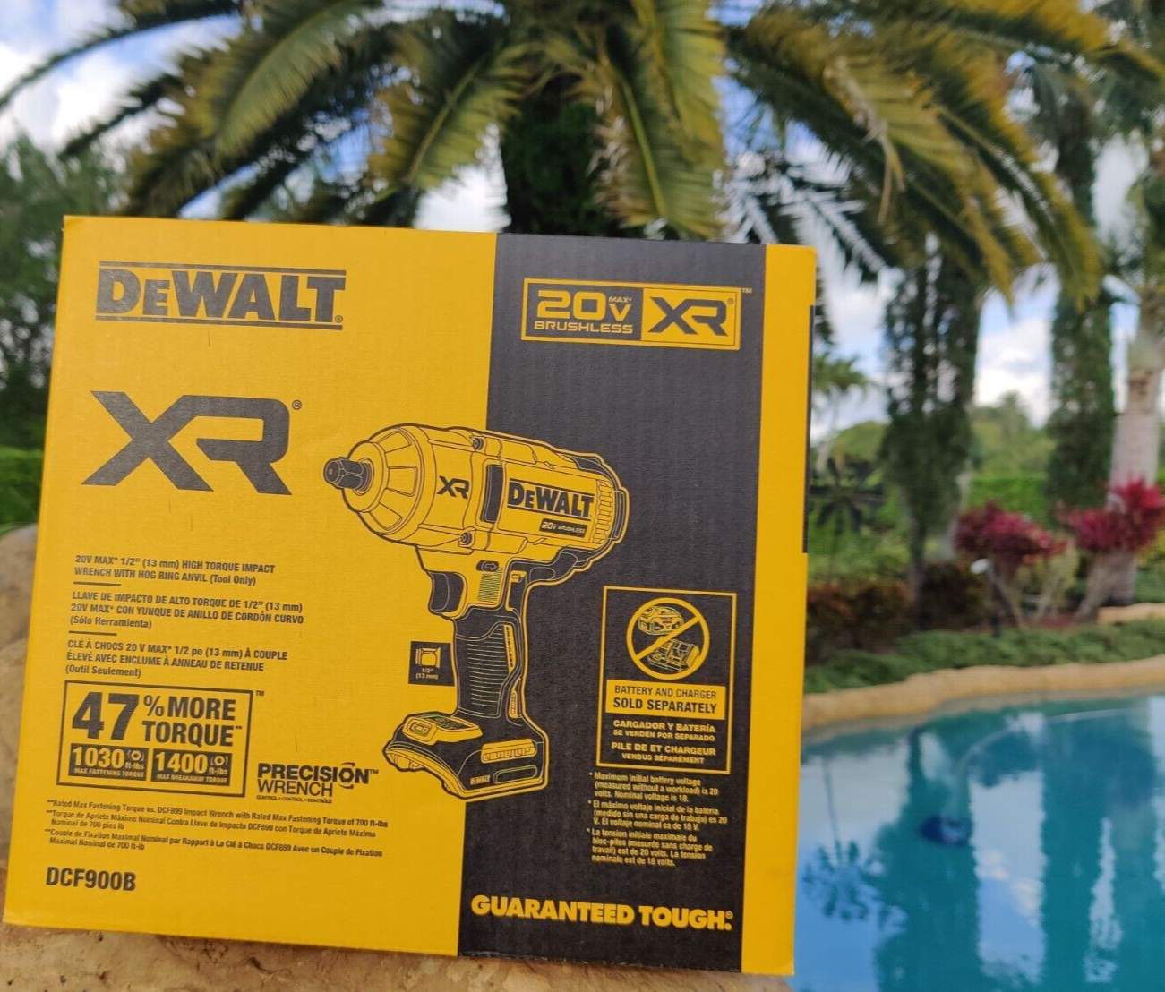 DEWALT DCF900B 20V 1/2 IN IMPACT WRENCH BRUSHLESS WITH HOGS RING ✅SEALED NEW ✅