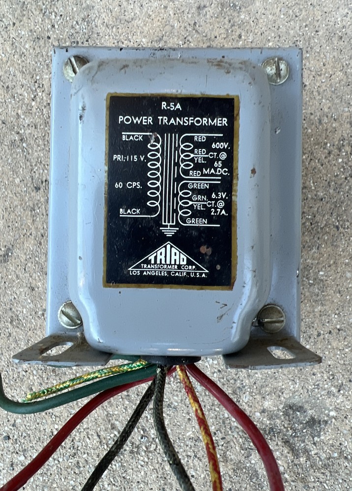 TRIAD R-5A POWER TRANSFORMER