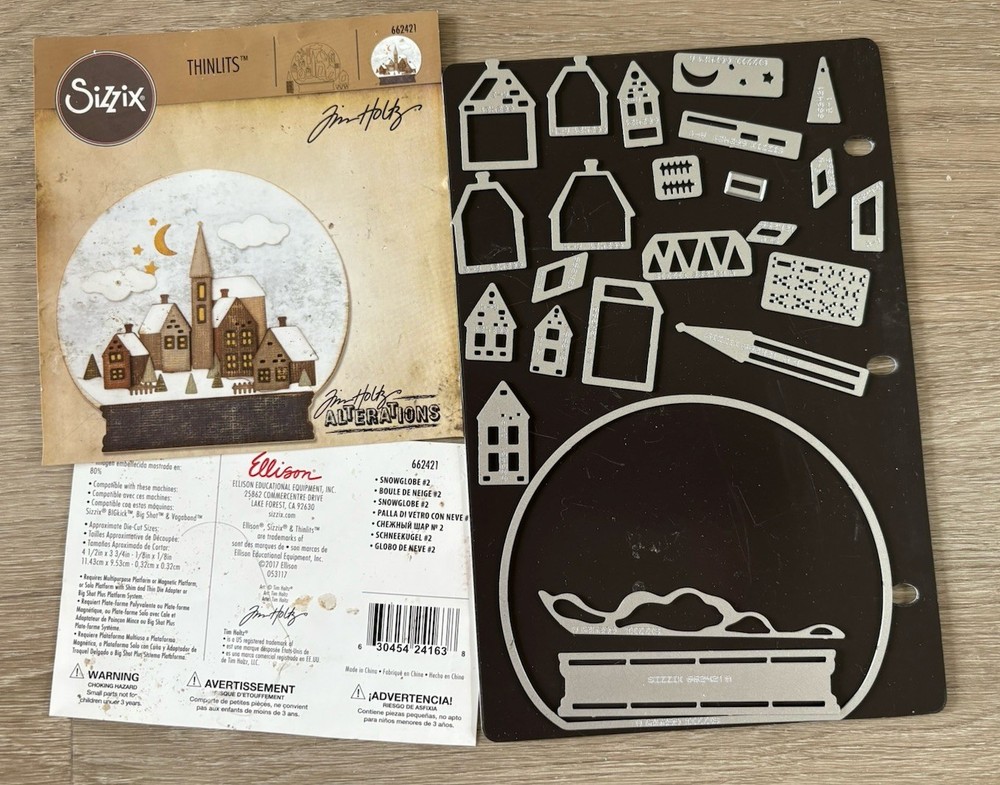 Sizzix-Tim Holtz Snow Globe Dies