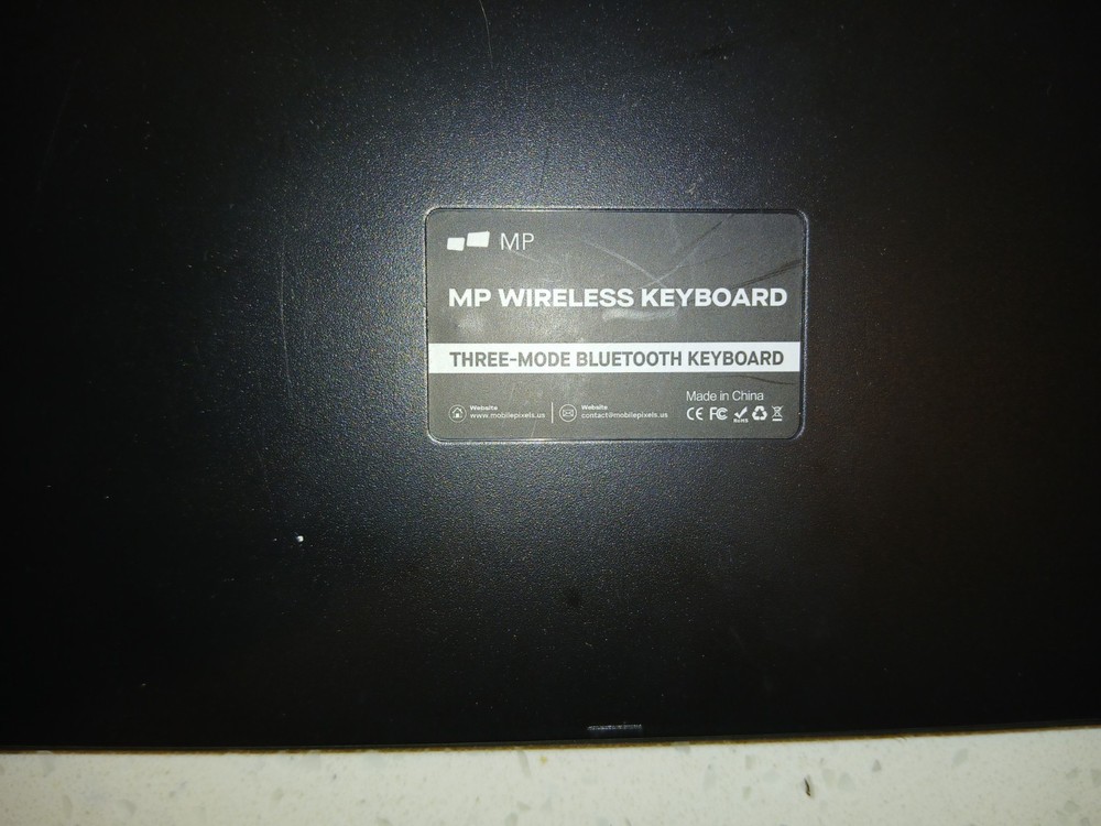 Mr Wireless Keyboard Three Mode Bluetooth Keyboard
