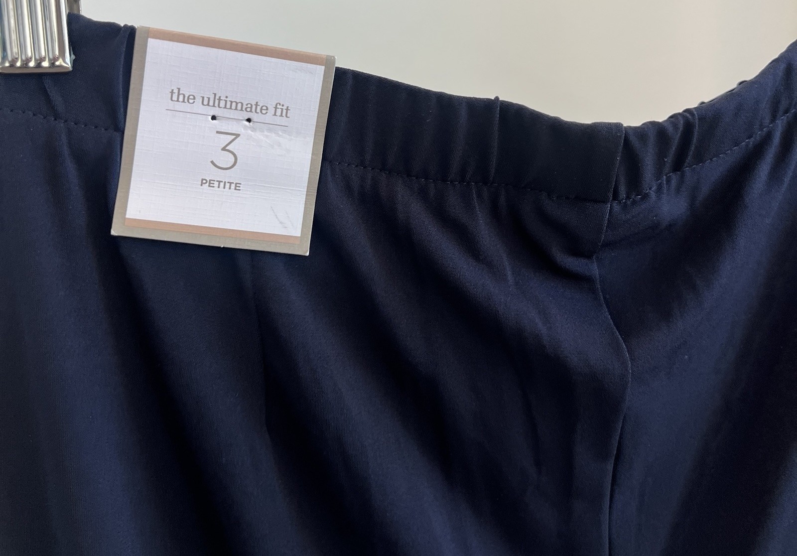 NWT Chicos Travelers The Ultimate Fit Wide-Leg Palazzo Ankle Pants Sz 3 P / 16