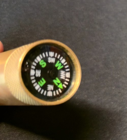 MARATAC CountyComm Brass Match Compass Capsule