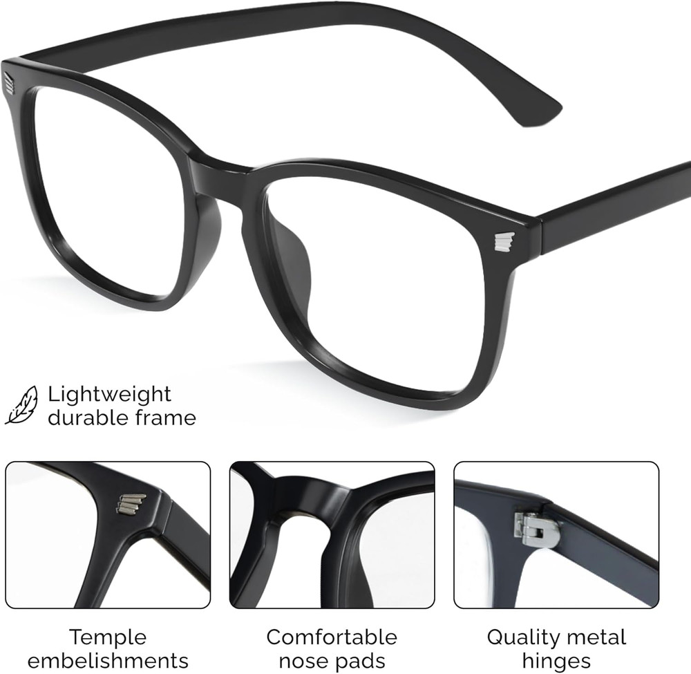 High Tech Blue Light Glasses - Advanced Blue Light Blocking Computer Glasses - S