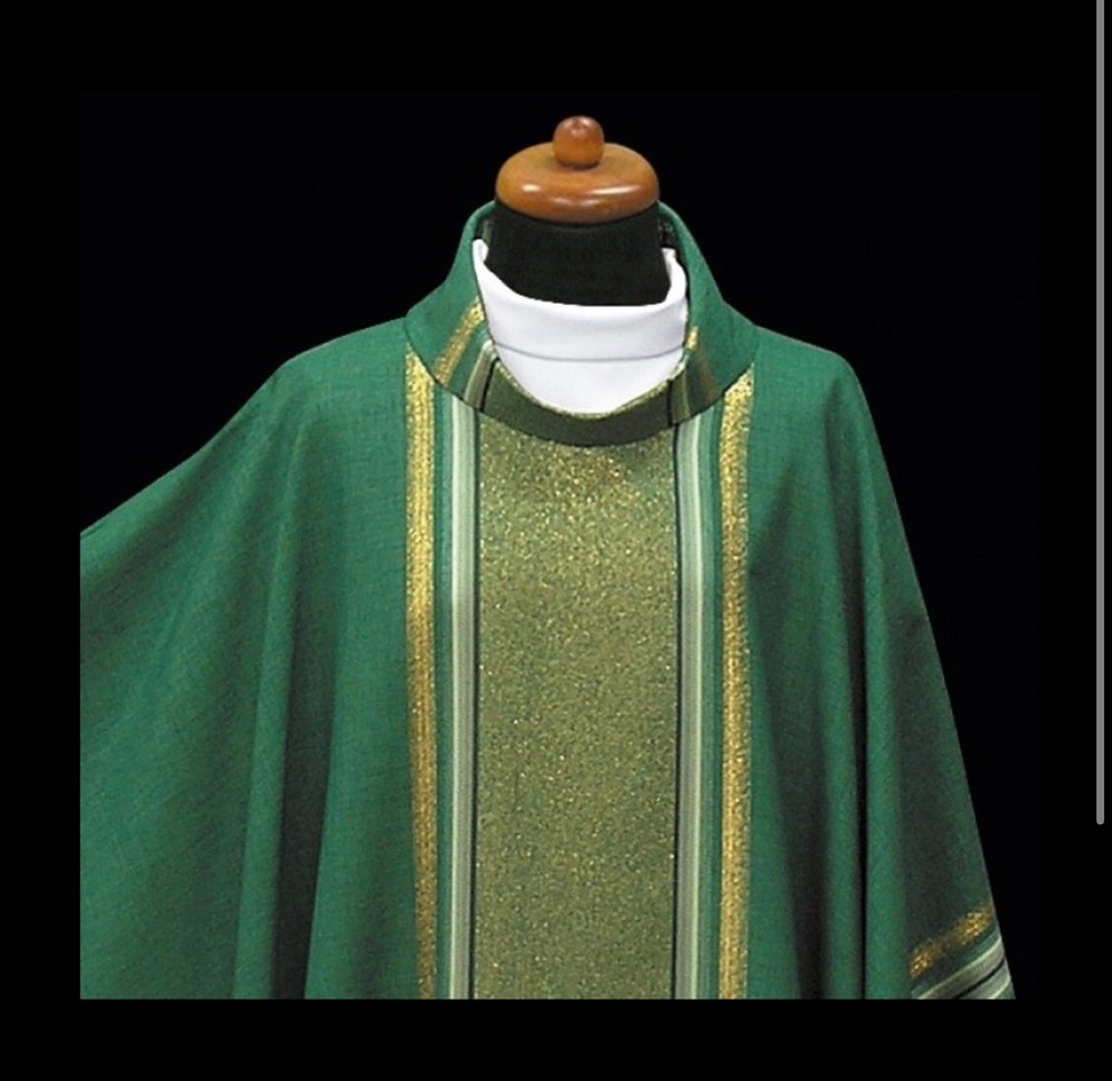 Green Chasuble  Vestment Kasel