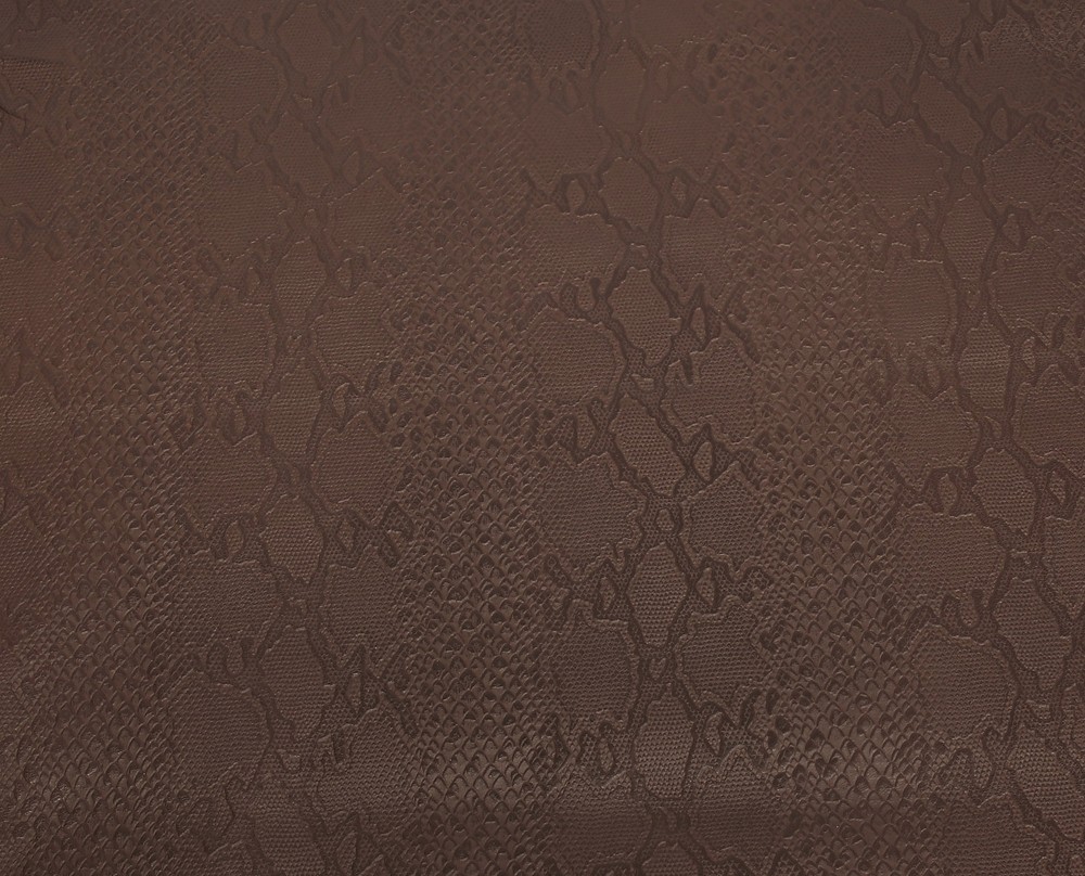 Python Lamb Skin Brown Color (100% Genuine skin)