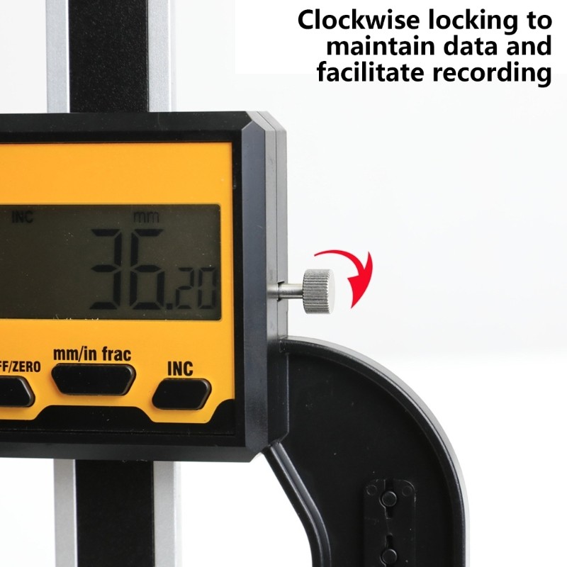 Precise Digital Depth Gauge Tool Aluminum Construction For Reliable Measurements