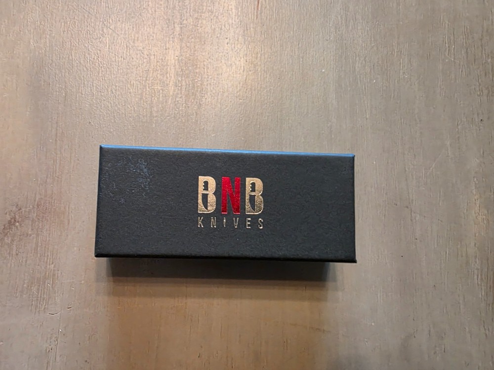 BNB Knives - Damascus Falcon Folder Knife